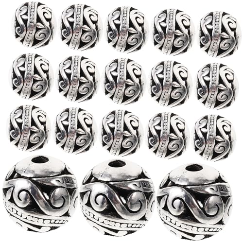 SHINEOFI 50 Stück Metallperlen Für Vasen Perlen Gold Charms Großmengen Perlen Für Armbänder Ohrringstifte Zur Schmuckherstellung Schmuckkette Schmuckperlen Zur Schmuckherstellung SHINEOFI 50 Stück Metallperlen Für Vasen Perlen Gold Charms Großmengen Perlen Für Armbänder Ohrringstifte Zur Schmuckherstellung Schmuckkette Schmuckperlen Zur Schmuckherstellung von SHINEOFI