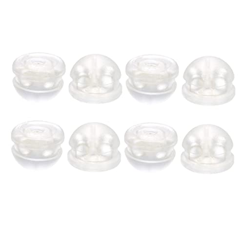 SHINEOFI 50 Stück Ohrring Stopper Diy Zubehör Kupfer Silikon Ohrmuttern Ohrstecker Verschlüsse Silber für Schmuckherstellung und Basteln SHINEOFI 50 Stück Ohrring Stopper Diy Zubehör Kupfer Silikon Ohrmuttern Ohrstecker Verschlüsse Silber für Schmuckherstellung und Basteln von SHINEOFI