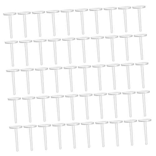 SHINEOFI 50 Stück Ohrstecker Pins Hypoallergenem Transparentem Resin Bruchsicher und Hautfreundlich DIY Ohrschmuck Zubehör für Empfindliche Ohren Leicht und Sicher zu Tragen SHINEOFI 50 Stück Ohrstecker Pins Hypoallergenem Transparentem Resin Bruchsicher und Hautfreundlich DIY Ohrschmuck Zubehör für Empfindliche Ohren Leicht und Sicher zu Tragen von SHINEOFI