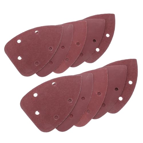 SHINEOFI 50 Stück Schleifpapier Verschiedene Körnungen Schleifpads Schleifscheiben Schleifpapier Für Ton Maus Verschiedene Körnungen Für Handwerk von SHINEOFI