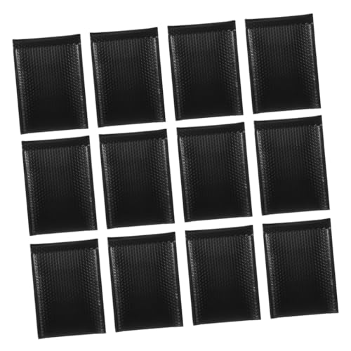 SHINEOFI 50 Stück Schwarze Gepolsterte Luftpolster Versandtaschen Selbstklebend Wasserfest Reißfest Gepolstert für Kleine Unternehmen Kleidung Schmuck Versandumschläge SHINEOFI 50 Stück Schwarze Gepolsterte Luftpolster Versandtaschen Selbstklebend Wasserfest Reißfest Gepolstert für Kleine Unternehmen Kleidung Schmuck Versandumschläge von SHINEOFI