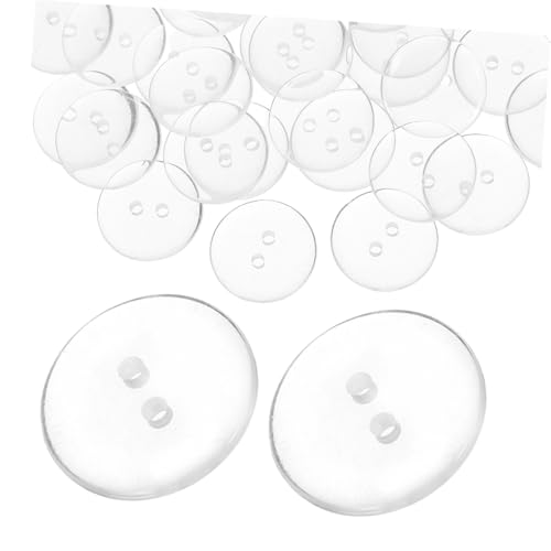 SHINEOFI 50 Stück Transparente Harztasten für Diy Projekte Strapazierfähige Knöpfe für Hemden Kleider und Mehr SHINEOFI 50 Stück Transparente Harztasten für Diy Projekte Strapazierfähige Knöpfe für Hemden Kleider und Mehr von SHINEOFI