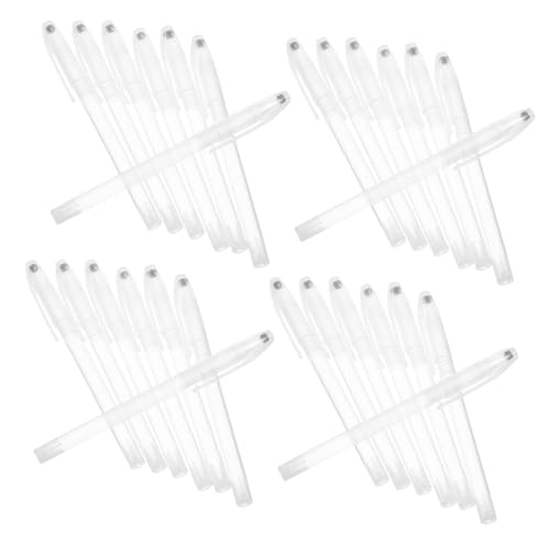SHINEOFI 50 Stück Transparente Leere Kugelschreiber Gehäuse aus Kunststoff Präzise Passform für Gel und Kugelschreiber Minen Langlebige Stifthülsen Nachfüllbar für Büro und Schule SHINEOFI 50 Stück Transparente Leere Kugelschreiber Gehäuse aus Kunststoff Präzise Passform für Gel und Kugelschreiber Minen Langlebige Stifthülsen Nachfüllbar für Büro und Schule von SHINEOFI