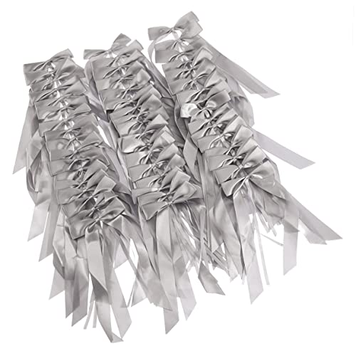 SHINEOFI 50 Stück Weiße Satin Bow Ribbons für Hochzeits und Weihnachtsdekorationen Stoffschleifen für Bastelprojekte und SHINEOFI 50 Stück Weiße Satin Bow Ribbons für Hochzeits und Weihnachtsdekorationen Stoffschleifen für Bastelprojekte und von SHINEOFI