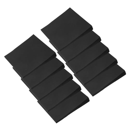 SHINEOFI 500 Blatt Reine Schwarze Tragbare Notizblöcke Büro-notizblöcke Nachrichtenpolster Schreibtischnotiz Haftnotizblöcke Klebepad Klebriges Notizbuch Tragbare Memo -pads Papier von SHINEOFI
