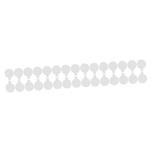 SHINEOFI 500 Stk Runder Nanokleber Aufkleber acrylic files datei Etikett durchsichtiges Klebeband Geschenk Punktkleber Keine Spuren von Kleber doppelseitiges Klebeband Büro Acrylsäure Weiß von SHINEOFI