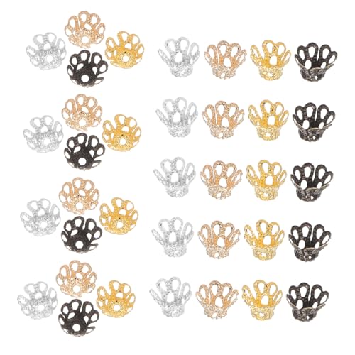 SHINEOFI 500 Stück Abstandsperlen Schmuckzubehör Perlenkappen Ergebnisse für Halsketten Schmuck-Abstandskappen Abstandshalterkappen für Schmuck Blumenperlenkappen-Topper Metall SHINEOFI 500 Stück Abstandsperlen Schmuckzubehör Perlenkappen Ergebnisse für Halsketten Schmuck-Abstandskappen Abstandshalterkappen für Schmuck Blumenperlenkappen-Topper Metall von SHINEOFI