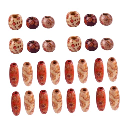 SHINEOFI 500 Stück Dreadlocks Haarschmuck DIY Tube Perlen Imitation Holz Haar Schmuck Zubehör für Flechten Zöpfe und Erwachsene Haarstyling SHINEOFI 500 Stück Dreadlocks Haarschmuck DIY Tube Perlen Imitation Holz Haar Schmuck Zubehör für Flechten Zöpfe und Erwachsene Haarstyling von SHINEOFI
