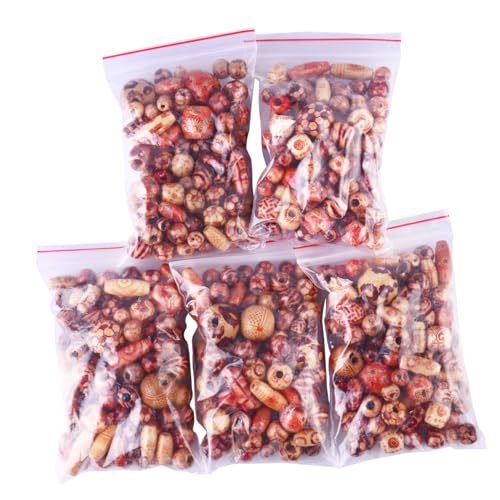 SHINEOFI 500 Stück Holzperlen für Haarzöpfe Dreadlocks Beads DIY Schmuck Haarflechten Zubehör Natürliche Holzröhrenperlen für Kreative Haarschmuckgestaltung SHINEOFI 500 Stück Holzperlen für Haarzöpfe Dreadlocks Beads DIY Schmuck Haarflechten Zubehör Natürliche Holzröhrenperlen für Kreative Haarschmuckgestaltung von SHINEOFI