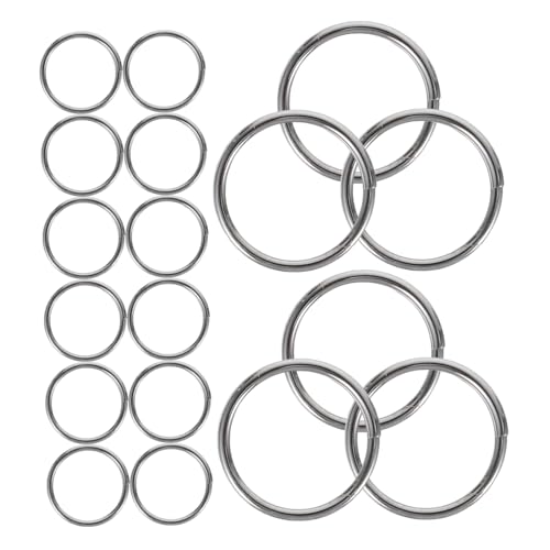 SHINEOFI 500 Stück Schmuckverbinder Offene und Geschlossene Ringe für Schlüsselanhänger Armbänder Ohrringe und Diy Bastelprojekte Praktische Lösungen für Schmuckherstellung SHINEOFI 500 Stück Schmuckverbinder Offene und Geschlossene Ringe für Schlüsselanhänger Armbänder Ohrringe und Diy Bastelprojekte Praktische Lösungen für Schmuckherstellung von SHINEOFI