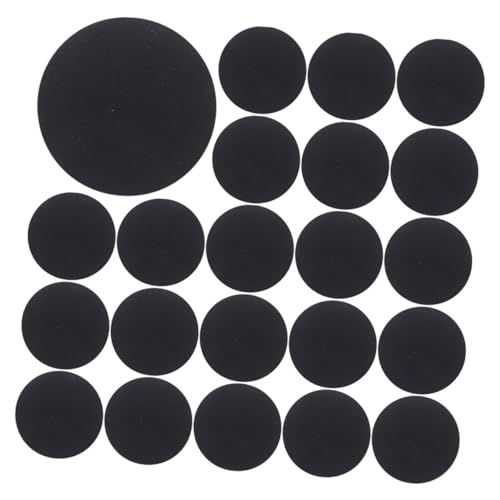 SHINEOFI 500 Stück Selbstklebende Filzkreise Schwarz Runde Filzaufkleber mit Starker Haftung Weiche Deko für Nähen DIY Bastelprojekte Kleidung Verzierung Filzstoff Aufkleber SHINEOFI 500 Stück Selbstklebende Filzkreise Schwarz Runde Filzaufkleber mit Starker Haftung Weiche Deko für Nähen DIY Bastelprojekte Kleidung Verzierung Filzstoff Aufkleber von SHINEOFI
