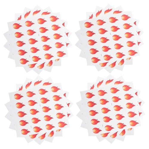 SHINEOFI 500 Stück Wasserdichte Flammenaufkleber Kleine Vinylsticker für DIY Dekoration Scrapbooking und Kreative Bastelprojekte Selbstklebende Etiketten für Zuhause Büro und Schule SHINEOFI 500 Stück Wasserdichte Flammenaufkleber Kleine Vinylsticker für DIY Dekoration Scrapbooking und Kreative Bastelprojekte Selbstklebende Etiketten für Zuhause Büro und Schule von SHINEOFI