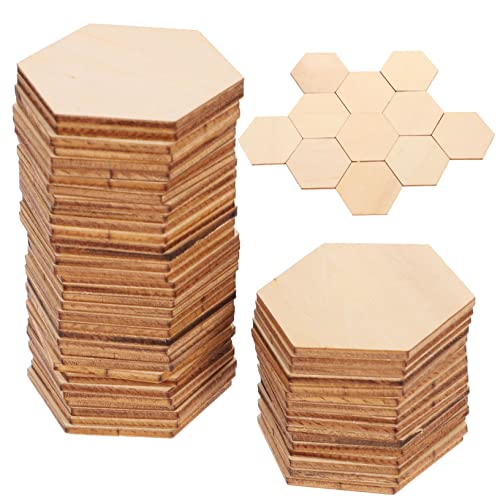 SHINEOFI 50Stück Sechseckige Holzstücke DIY Holzornamente für Hochzeit Weihnachten Hängeornamente Holz Dekorationen SHINEOFI 50Stück Sechseckige Holzstücke DIY Holzornamente für Hochzeit Weihnachten Hängeornamente Holz Dekorationen von SHINEOFI