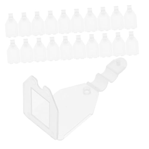 SHINEOFI 50Stücke Transparente Etikettenhalter für Regale Korbhalter mit Schnappverschluss Leere Preisschilder für Einzelhandel und Lagerhäuser zur Preispräsentation von SHINEOFI