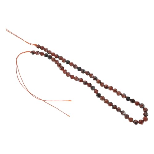 SHINEOFI 58 Stück Facettierte Natursteinperlen Rhombus Diy Bastelmaterial für Armbänder und Schmuckherstellung Hochwertige Perlen für Kreative Projekte von SHINEOFI