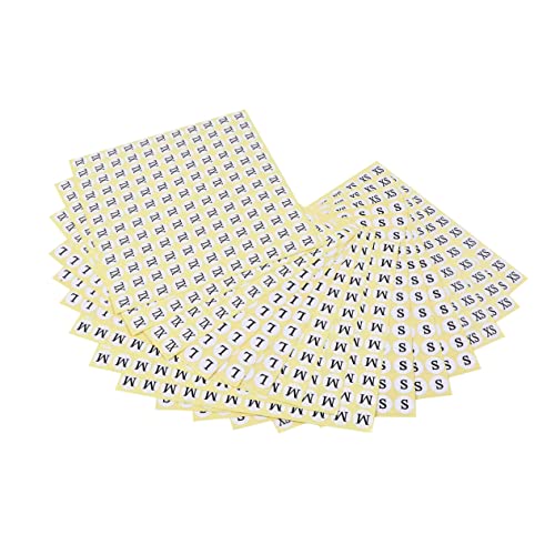 SHINEOFI 5Er-Packungen Größenetikett Aufkleber Etiketten Hemd Streifen für Stoff Kleidergrößen-Aufkleber Größensticker für Bekleidung Aufkleber mit Hutetikett Selbstklebende Aufkleber SHINEOFI 5Er-Packungen Größenetikett Aufkleber Etiketten Hemd Streifen für Stoff Kleidergrößen-Aufkleber Größensticker für Bekleidung Aufkleber mit Hutetikett Selbstklebende Aufkleber von SHINEOFI