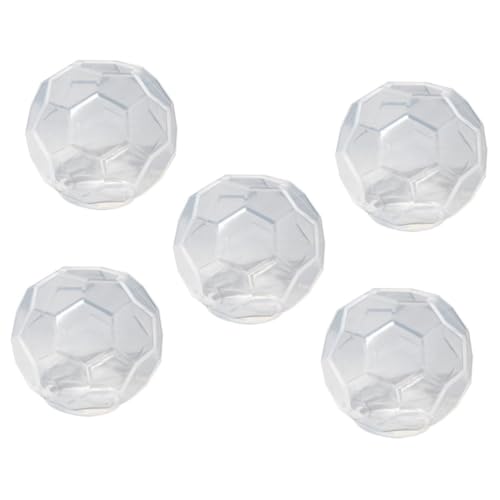 SHINEOFI 5St Silikonform giteer safe tatsächl Hexagon Ball DIY Form 3D-Epoxy-Formen basteln Harzform Epoxid-Silikon-Gießform DIY liefert flexibel Epoxidharz Tier Werkzeug Kunsthandwerk Weiß von SHINEOFI