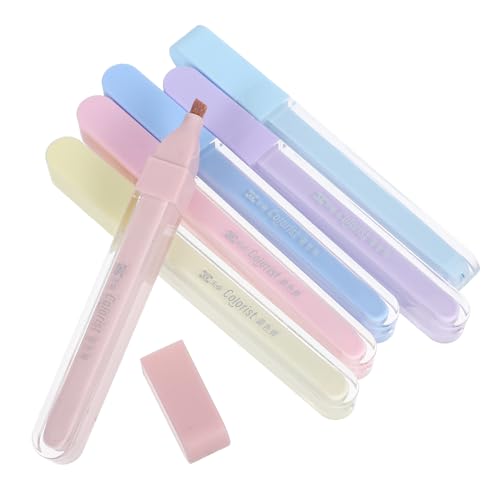 SHINEOFI 6 Glitzer-textmarker: Fluoreszierende Marker Für Notizen Und Tagebuchschreiben Von Schülern – Leuchtende Farben, Wischfest, Bürobedarf Fürs Studium SHINEOFI 6 Glitzer-textmarker: Fluoreszierende Marker Für Notizen Und Tagebuchschreiben Von Schülern – Leuchtende Farben, Wischfest, Bürobedarf Fürs Studium von SHINEOFI