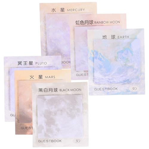 SHINEOFI 6 Haftnotiz Klebrig Pads Kleines Zettelchen Notizbilder Süße Schulsachen Büro-notizblöcke Schule Kleiner Notizblock Notizblöcke Für Studenten Planen Sie Planungsunterlagen Papier SHINEOFI 6 Haftnotiz Klebrig Pads Kleines Zettelchen Notizbilder Süße Schulsachen Büro-notizblöcke Schule Kleiner Notizblock Notizblöcke Für Studenten Planen Sie Planungsunterlagen Papier von SHINEOFI