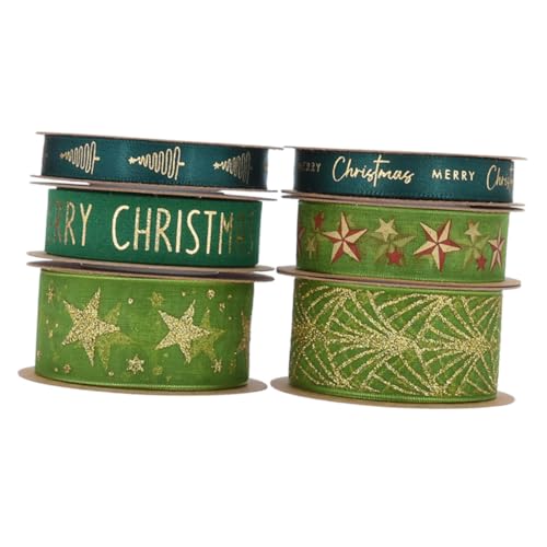 SHINEOFI 6 Rollen Glitzerndes Band für Floristen Kuchen Banner Hochzeiten und Feiertagsdekorationen für Jede Feier und Kreative Projekte SHINEOFI 6 Rollen Glitzerndes Band für Floristen Kuchen Banner Hochzeiten und Feiertagsdekorationen für Jede Feier und Kreative Projekte von SHINEOFI