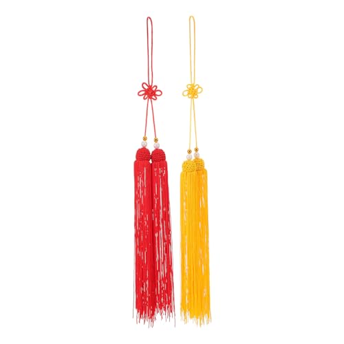 SHINEOFI 6 Rote Handgefertigte Chinesische Knoten Chinesischer Knoten Zum Verschenken Accessoires Im Chinesischen Stil Rote Quasten Für Kulturelle Veranstaltungen Feng Shui SHINEOFI 6 Rote Handgefertigte Chinesische Knoten Chinesischer Knoten Zum Verschenken Accessoires Im Chinesischen Stil Rote Quasten Für Kulturelle Veranstaltungen Feng Shui von SHINEOFI
