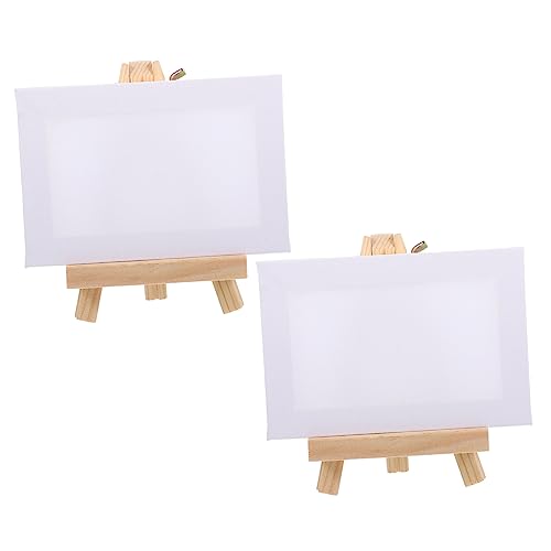 SHINEOFI 6 Sätze Mini Holz Staffelei und Malplatte Künstler Zeichenbrett mit Leinwandhalter für Öl und Acrylmalerei für Anfänger Schüler und Heimdekoration SHINEOFI 6 Sätze Mini Holz Staffelei und Malplatte Künstler Zeichenbrett mit Leinwandhalter für Öl und Acrylmalerei für Anfänger Schüler und Heimdekoration von SHINEOFI
