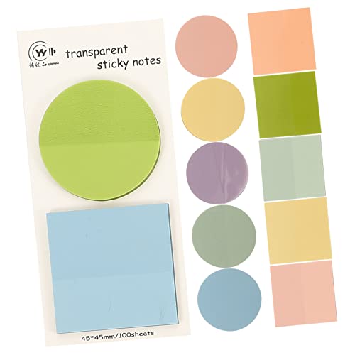 SHINEOFI 6 Sätze Transparente Haftnotiz Lesezeichen Umschläge Pastelle Tab Aufkleber Für Büronotizen Planer-aufkleber Mit Hoher Viskositätsfluoreszenz Bausatz Tragbar Spender Das Haustier SHINEOFI 6 Sätze Transparente Haftnotiz Lesezeichen Umschläge Pastelle Tab Aufkleber Für Büronotizen Planer-aufkleber Mit Hoher Viskositätsfluoreszenz Bausatz Tragbar Spender Das Haustier von SHINEOFI