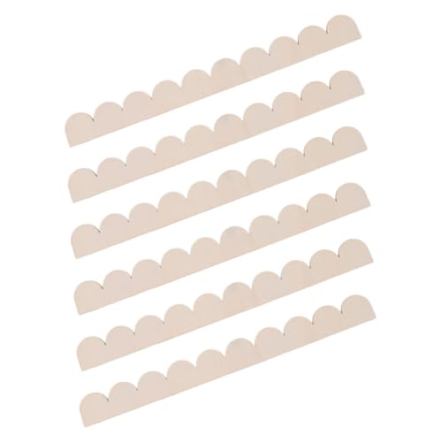 SHINEOFI 6 Stück Gewellte Holzleisten: Unfertige Gewellte Dekorative Holzleisten Für Diy-dekoration – Wandschrank-regalleiste, Einzigartige Türrahmenumrandung SHINEOFI 6 Stück Gewellte Holzleisten: Unfertige Gewellte Dekorative Holzleisten Für Diy-dekoration – Wandschrank-regalleiste, Einzigartige Türrahmenumrandung von SHINEOFI