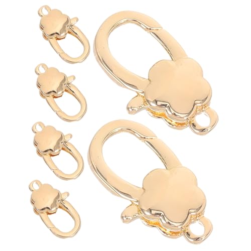SHINEOFI 6 Stück Goldfarbene Blumen Lobster Verschlüsse aus Kupfer Stabile Schmuckverschluss Clips für DIY Armband Halskette Schlüsselanhänger Einfache Handhabung Vielseitig Kompatibel SHINEOFI 6 Stück Goldfarbene Blumen Lobster Verschlüsse aus Kupfer Stabile Schmuckverschluss Clips für DIY Armband Halskette Schlüsselanhänger Einfache Handhabung Vielseitig Kompatibel von SHINEOFI