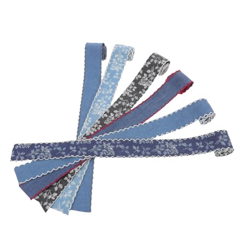SHINEOFI 6 Stück Jeansband Zum Basteln Jeansstoffband Saumband Für Jeans Schwarzes Band Spitzen Jeansbesatz Zum Nähen Schleifenbänder Häkelband Paspelbesatz Zum Nähen Breites SHINEOFI 6 Stück Jeansband Zum Basteln Jeansstoffband Saumband Für Jeans Schwarzes Band Spitzen Jeansbesatz Zum Nähen Schleifenbänder Häkelband Paspelbesatz Zum Nähen Breites von SHINEOFI