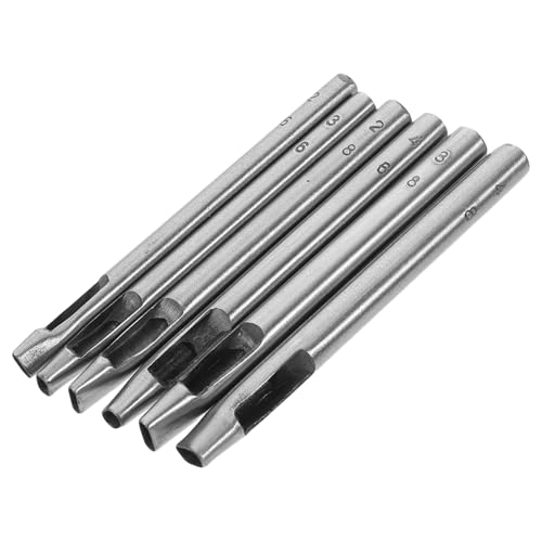 SHINEOFI 6 Stück Leder Lochstanzer Schlüsselanhänger Nagelbohrer Gürtelstanzer Basisständer Zubehör Golf Telefon Schlüsselband Stanzwerkzeug Aufbewahrungsregal Rack SHINEOFI 6 Stück Leder Lochstanzer Schlüsselanhänger Nagelbohrer Gürtelstanzer Basisständer Zubehör Golf Telefon Schlüsselband Stanzwerkzeug Aufbewahrungsregal Rack von SHINEOFI
