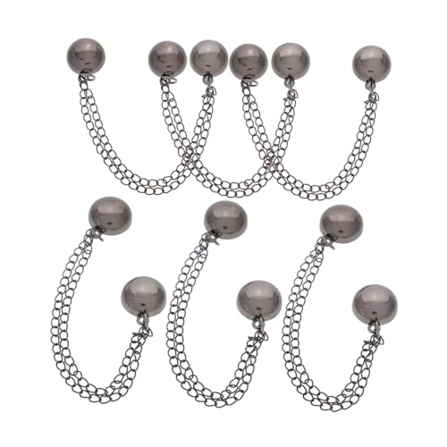 SHINEOFI 6 Stück Magnetische Kleidungsclips für Hosen Saumfixierung Starke Magnetische Clips zum Verhindern von Bodenkontakt Robust und Vielseitig zum Saum Kürzen und Kleidungsreinigung von SHINEOFI