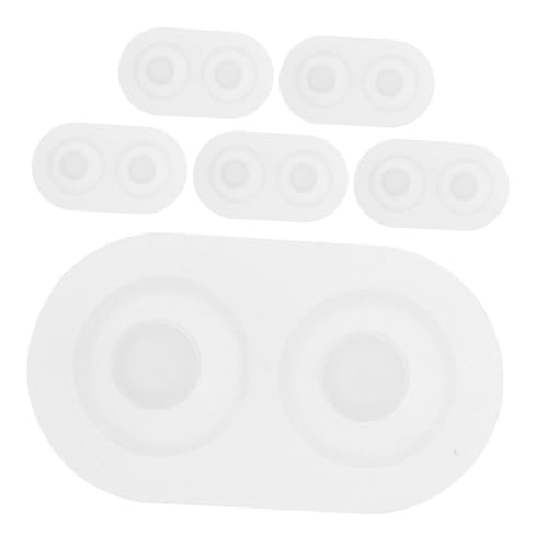 SHINEOFI 6 Stück Präzise Silikonformen für Diy Schmuck Moulds für Epoxidharz Projekte für Ohrringe und Anhänger Herstellung von SHINEOFI