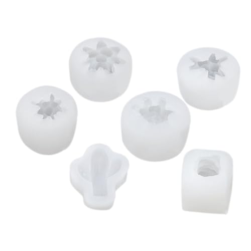 SHINEOFI 6 Stück Saftige Kerzenform silikonform silikonmuffinformen Kerzenformen Set candle making kerzengiessform Giessform Silikon Kaktus-Kerzenformen Kerze aus Silikon Kieselgel Weiß SHINEOFI 6 Stück Saftige Kerzenform silikonform silikonmuffinformen Kerzenformen Set candle making kerzengiessform Giessform Silikon Kaktus-Kerzenformen Kerze aus Silikon Kieselgel Weiß von SHINEOFI