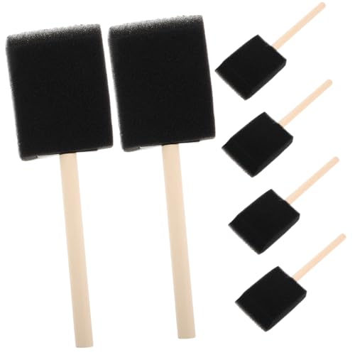 SHINEOFI 6 Stück Schwammpinsel Malerpinsel Künstlerschwamm Kleiner Malpinsel Farbschwämme Zum Malen Schwamm Malen Für Kleinkinder Malschwamm Kunst Und Bastelschwämme Schwarz Holz SHINEOFI 6 Stück Schwammpinsel Malerpinsel Künstlerschwamm Kleiner Malpinsel Farbschwämme Zum Malen Schwamm Malen Für Kleinkinder Malschwamm Kunst Und Bastelschwämme Schwarz Holz von SHINEOFI