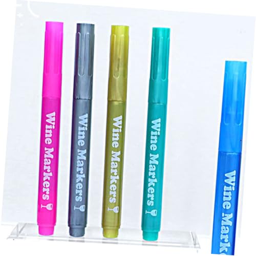 SHINEOFI 6 Stück Teiliges Abwischbare Paint Marker Stifte für Glas Keramik Stoff Metall Kunststoff Feine Spitze Vielseitig Bemalen für Wein Kaffeetassen DIY Zeichnung von SHINEOFI