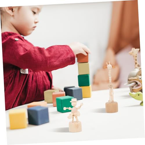 SHINEOFI 6 Stück Teiliges Holz Bastelset DIY Kreative Holzfiguren zum Bemalen Robustes Desktop Dekor Naturbelassen Sicher und Glatt Verarbeitet Geschenk für Jungen Mädchen SHINEOFI 6 Stück Teiliges Holz Bastelset DIY Kreative Holzfiguren zum Bemalen Robustes Desktop Dekor Naturbelassen Sicher und Glatt Verarbeitet Geschenk für Jungen Mädchen von SHINEOFI