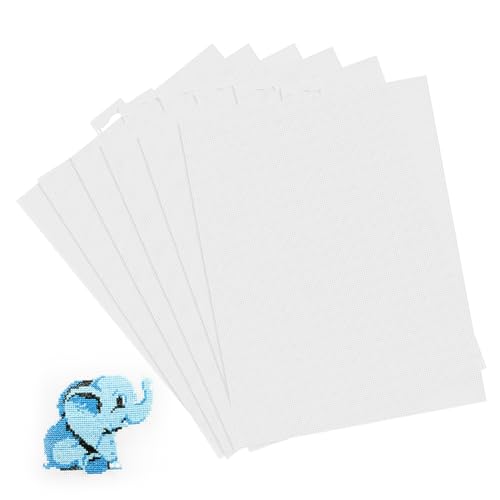 SHINEOFI 6 Stück Teiliges Kunststoff Mesh Canvas Stabile Leichte Bastelunterlage für Strick und Häkelprojekte DIY Crossstitch Geeignet für Vielseitige Kreativarbeiten SHINEOFI 6 Stück Teiliges Kunststoff Mesh Canvas Stabile Leichte Bastelunterlage für Strick und Häkelprojekte DIY Crossstitch Geeignet für Vielseitige Kreativarbeiten von SHINEOFI