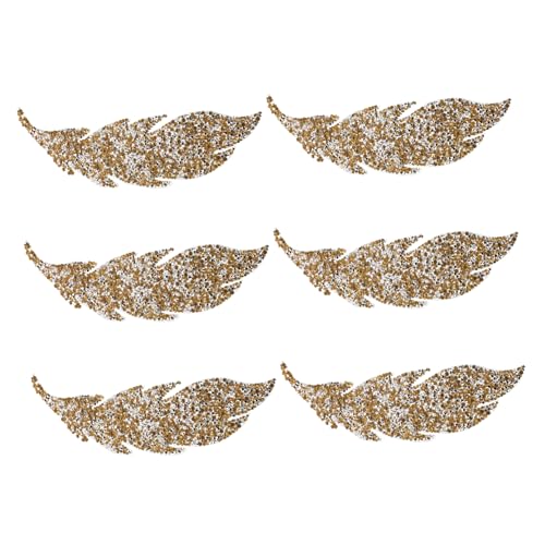 SHINEOFI 6 Stück Teiliges Leaf Rhinestone Iron Patches Strapazierfähige Hotfix Applique Badges für Kleidung Taschen Jeans Jacken Hüte Schuhe Vielseitige Dekorative Verzierungen SHINEOFI 6 Stück Teiliges Leaf Rhinestone Iron Patches Strapazierfähige Hotfix Applique Badges für Kleidung Taschen Jeans Jacken Hüte Schuhe Vielseitige Dekorative Verzierungen von SHINEOFI