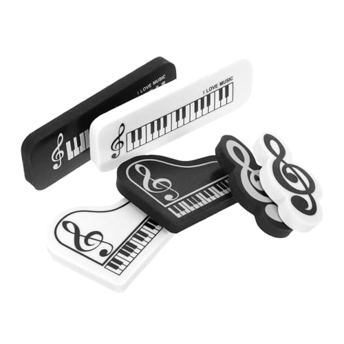 SHINEOFI 6 Stück Teiliges Musiknoten Radiergummi Cartoon Erasers Langlebige Schulmaterialien für Schüler als Belohnung und zum Schulanfang Tragbar und Sauber für Klavierunterricht SHINEOFI 6 Stück Teiliges Musiknoten Radiergummi Cartoon Erasers Langlebige Schulmaterialien für Schüler als Belohnung und zum Schulanfang Tragbar und Sauber für Klavierunterricht von SHINEOFI