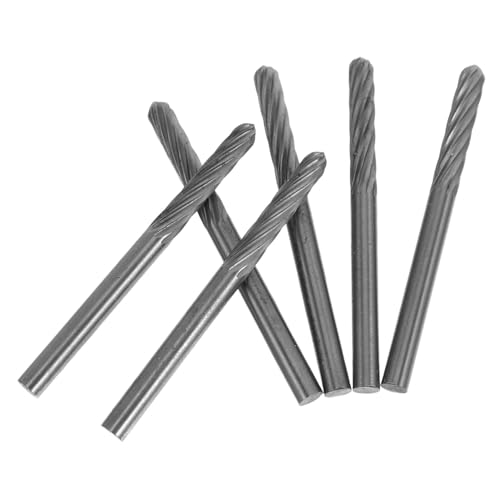 SHINEOFI 6 Stück Teiliges Set Wolframkarbid Frässtifte für Metall Kunststoff und Holz Präzisionswerkzeug für DIY Enthusiasten und Profis Langlebig und Vielseitig Einsetzbar von SHINEOFI