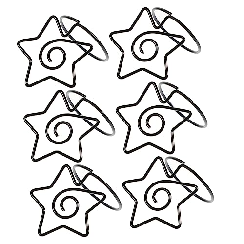SHINEOFI 6 Stück Tischkartenhalterständer Schreibtisch Tischkartenhalter für Tische bürodeko büro dekoration gebutagsdeko Tischnummer steht Tischnummernhalter für Restaurants Metall Black SHINEOFI 6 Stück Tischkartenhalterständer Schreibtisch Tischkartenhalter für Tische bürodeko büro dekoration gebutagsdeko Tischnummer steht Tischnummernhalter für Restaurants Metall Black von SHINEOFI