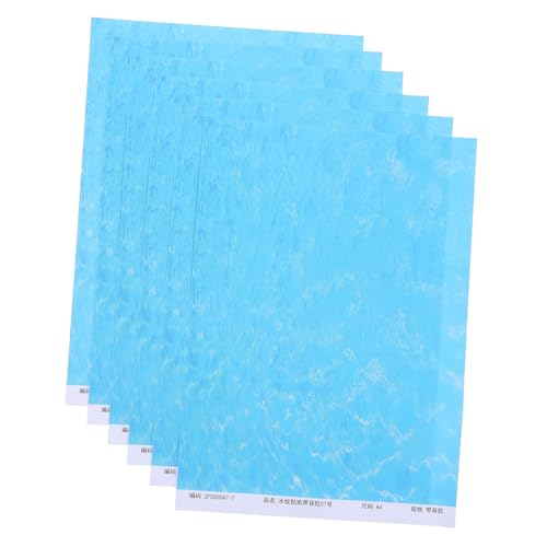 SHINEOFI 6 Stück Wasserwellen Papieraufkleber Realistischer Wasser Sticker für DIY Mikro Landschaft Modellierung mit Flexiblen Nahtlosen Wasserflächen für Sandtisch Fluss Bach See Szenen SHINEOFI 6 Stück Wasserwellen Papieraufkleber Realistischer Wasser Sticker für DIY Mikro Landschaft Modellierung mit Flexiblen Nahtlosen Wasserflächen für Sandtisch Fluss Bach See Szenen von SHINEOFI