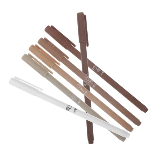 SHINEOFI 6 Teiliges Gelschreiber Set Fein Dunkel Klein Zubehör Farbe Siehe Für Schreibwaren Moderner Kugelschreiber Zum Ausrubbeln Sechserpaket Lose Packung Schwarz Glatt SHINEOFI 6 Teiliges Gelschreiber Set Fein Dunkel Klein Zubehör Farbe Siehe Für Schreibwaren Moderner Kugelschreiber Zum Ausrubbeln Sechserpaket Lose Packung Schwarz Glatt von SHINEOFI