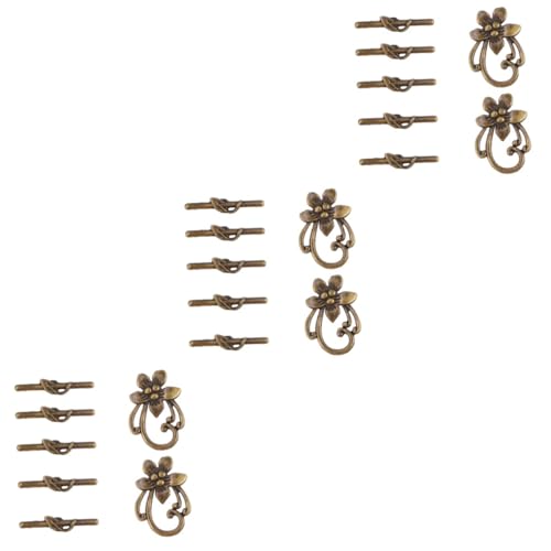 SHINEOFI 60 Stck. Teiliges Set Vintage Ot Knebelverschlüsse aus Langlebiger Legierung Eleganter Schmuckverbinder für DIY Armband Halskettenbasteln Antike Messingoptik für Individuelle SHINEOFI 60 Stck. Teiliges Set Vintage Ot Knebelverschlüsse aus Langlebiger Legierung Eleganter Schmuckverbinder für DIY Armband Halskettenbasteln Antike Messingoptik für Individuelle von SHINEOFI