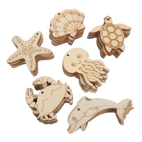 SHINEOFI 60 Stück Holzspäne von Meerestieren Graffiti-Chip Holzscheiben selber basteln Holz zum Basteln unfertiger Holzchip Holzfischhandwerk Ausschnitt Holzhandwerk Handwerk Schmuck Khaki SHINEOFI 60 Stück Holzspäne von Meerestieren Graffiti-Chip Holzscheiben selber basteln Holz zum Basteln unfertiger Holzchip Holzfischhandwerk Ausschnitt Holzhandwerk Handwerk Schmuck Khaki von SHINEOFI