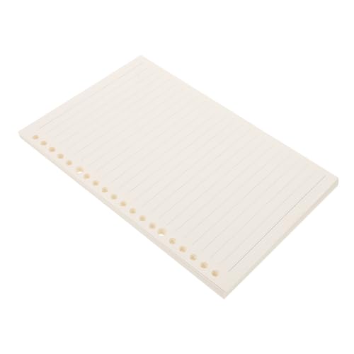 SHINEOFI 60 Stück Kariertes Nachfüllpapier Liniertes Lose Papier für Ringbuch Wiederverwendbar Kompatibel mit Ordner Vielseitig für Notizen Planer Journal Büro und Schule von SHINEOFI