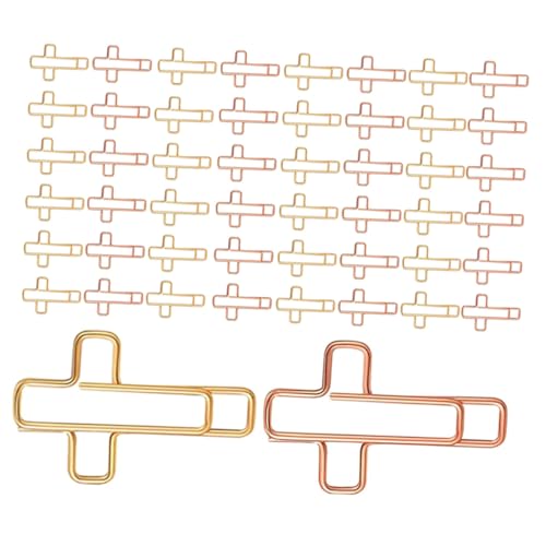 SHINEOFI 60 Stück Kreuz Büroklammern Metall Lesezeichenklammern Gold Roségold Für Bibel Journal Notizen Büro Schule Effiziente Organisation Langlebig Multipurpose SHINEOFI 60 Stück Kreuz Büroklammern Metall Lesezeichenklammern Gold Roségold Für Bibel Journal Notizen Büro Schule Effiziente Organisation Langlebig Multipurpose von SHINEOFI