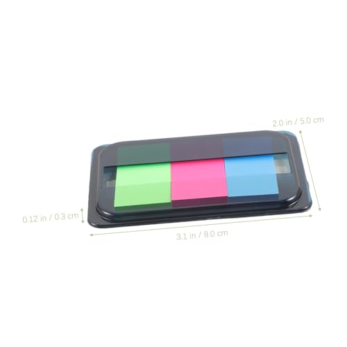 SHINEOFI 60 Stück Neon Haftnotizen Pet Index Tabs Farben Beschreibbare Transparente Klebestreifen für Seitenmarkierung Lesezeichen und Organisationshilfe im Büro und Studium SHINEOFI 60 Stück Neon Haftnotizen Pet Index Tabs Farben Beschreibbare Transparente Klebestreifen für Seitenmarkierung Lesezeichen und Organisationshilfe im Büro und Studium von SHINEOFI