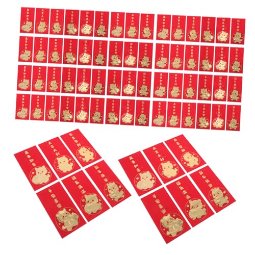 SHINEOFI 60 Stück Rote Umschläge Jahr Des Pferdes Kreative Lunar Year Packets mit Innovativem Design Stabile Papierqualität Geldtaschen für Hochzeit Firmenfeier Familienfest SHINEOFI 60 Stück Rote Umschläge Jahr Des Pferdes Kreative Lunar Year Packets mit Innovativem Design Stabile Papierqualität Geldtaschen für Hochzeit Firmenfeier Familienfest von SHINEOFI